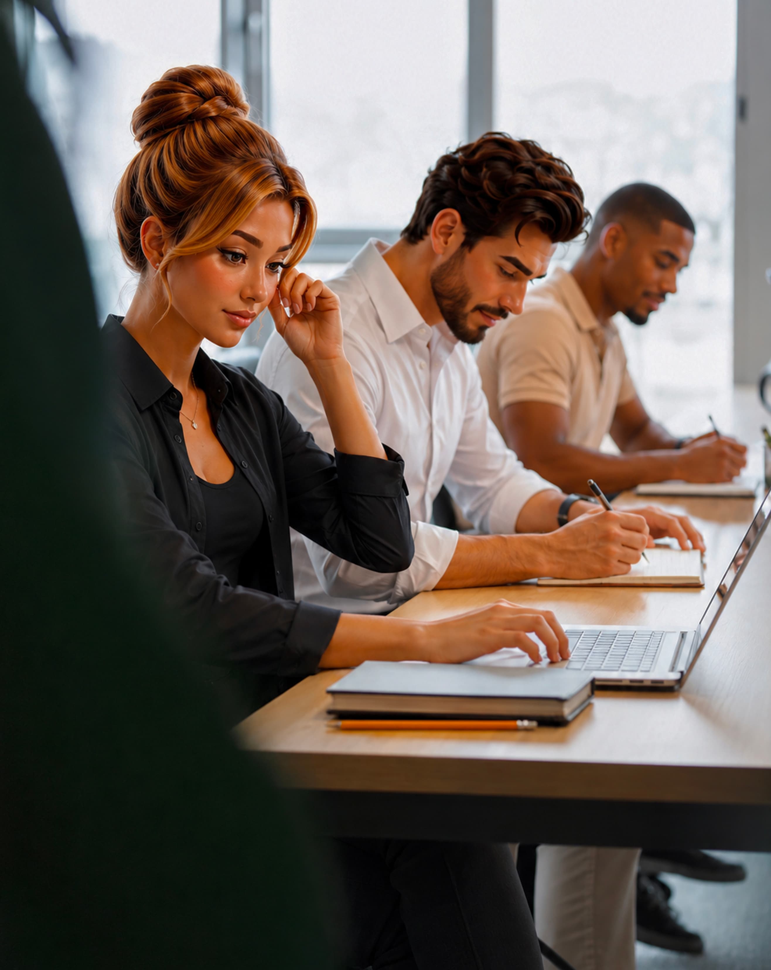 Des apprenants préparent leur nouvelle trajectoire professionnelle